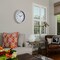 13.75 Inch Plastic Round Battery Operated Simple Modern Wall Clock - Office, ClassRoom, Livingroom, Dining Room, Bedroom and Kitchen Wall Decor